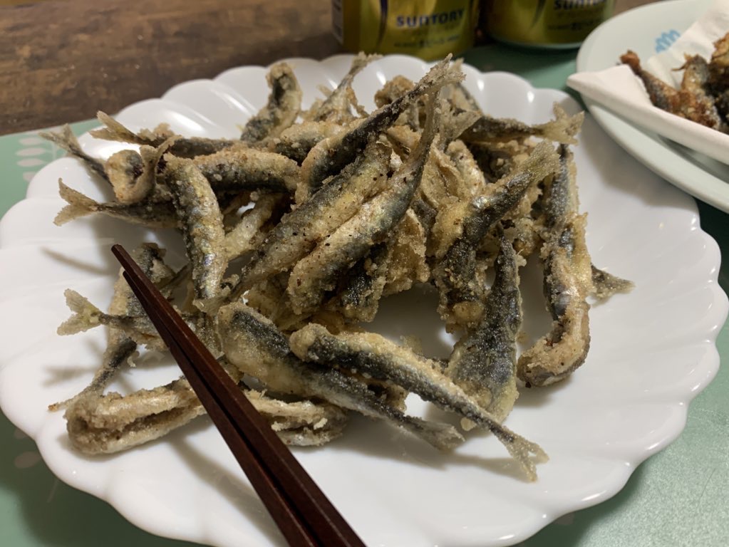 小鯖の唐揚げ