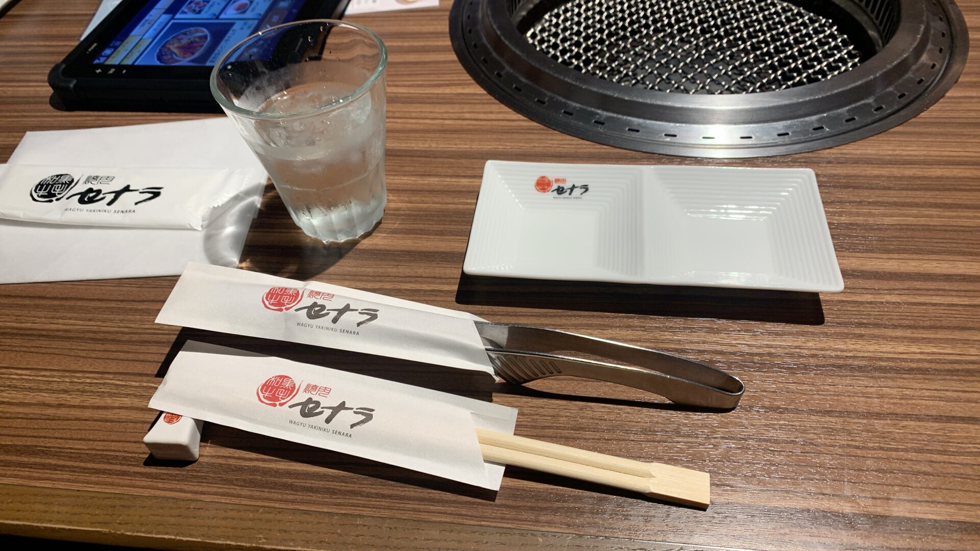 テーブルの上の様子