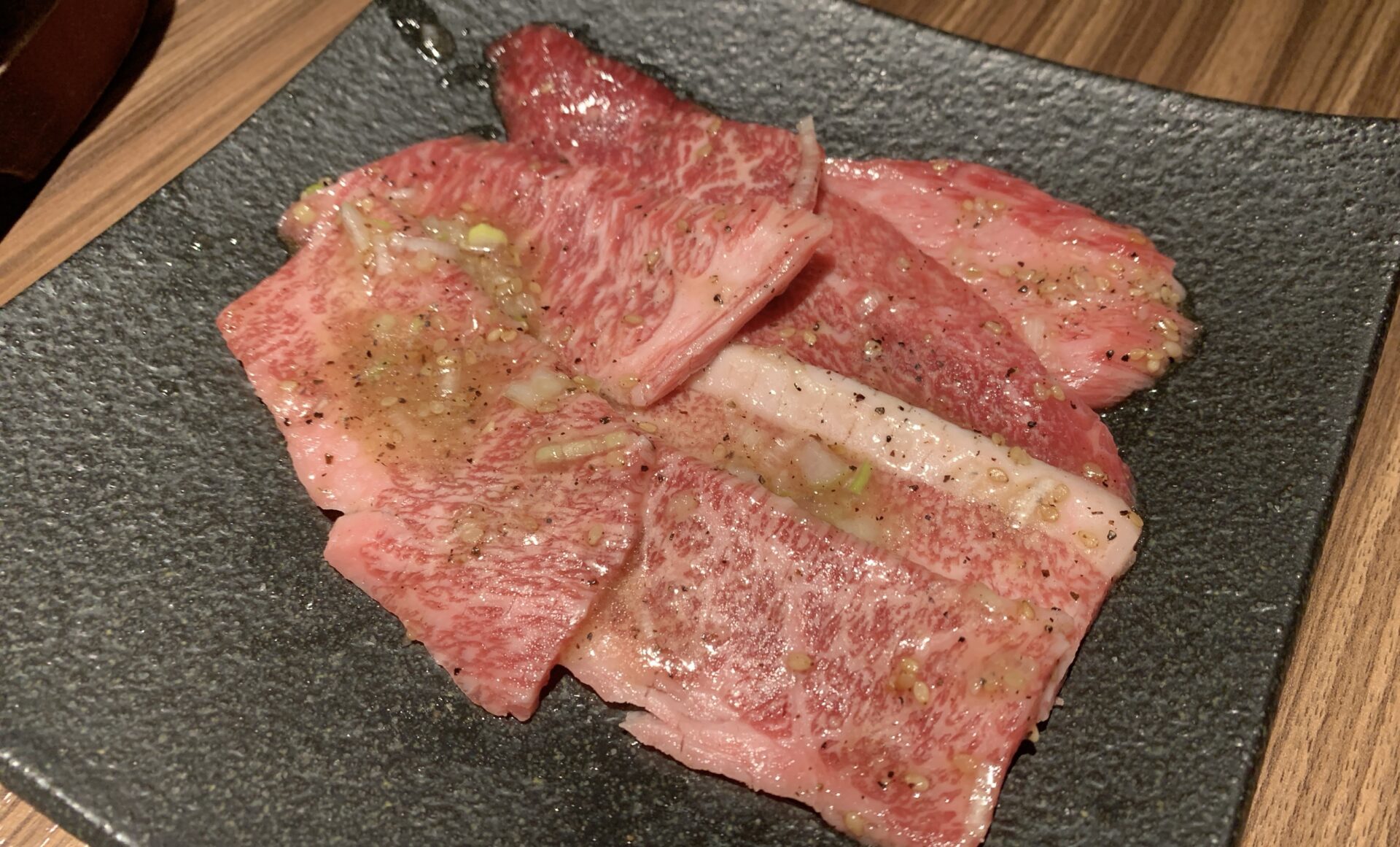 和牛不揃いカルビ（塩）　1,450円（税込）